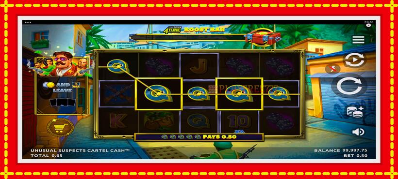 Slot machine Unusual Suspects Cartel Cash with access to free game online, picture 5