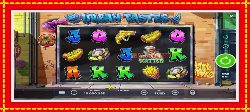 Slot machine Urban Tastes with access to free game online, picture 2