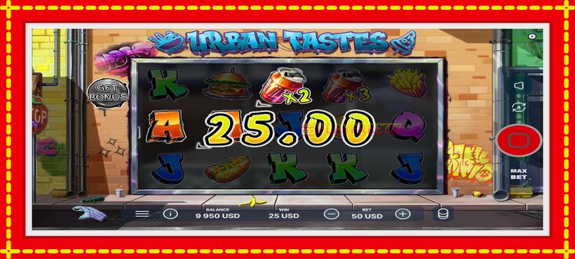 Slot machine Urban Tastes with access to free game online, picture 3