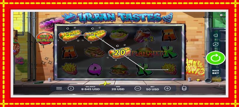 Slot machine Urban Tastes with access to free game online, picture 4