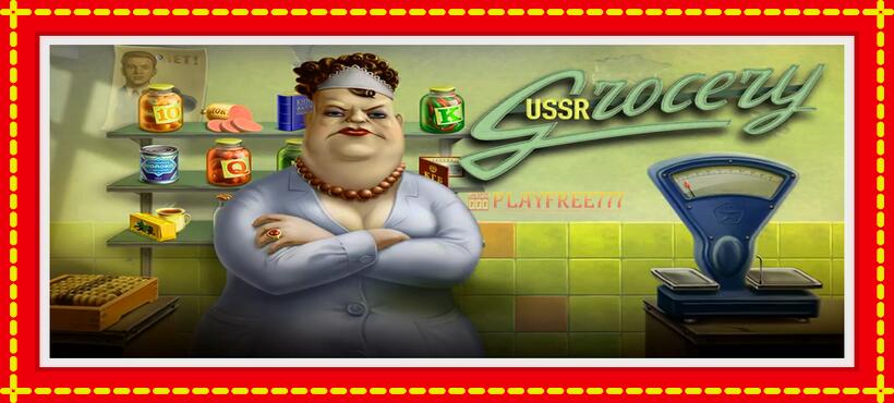 Slot machine USSR Grosery with access to free game online, picture 1