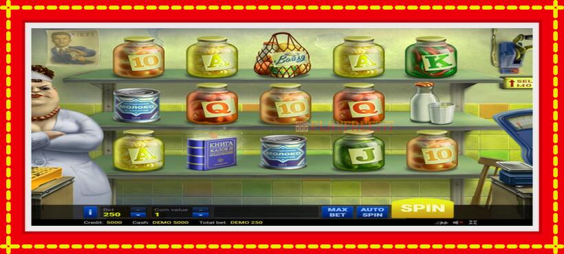 Slot machine USSR Grosery with access to free game online, picture 2