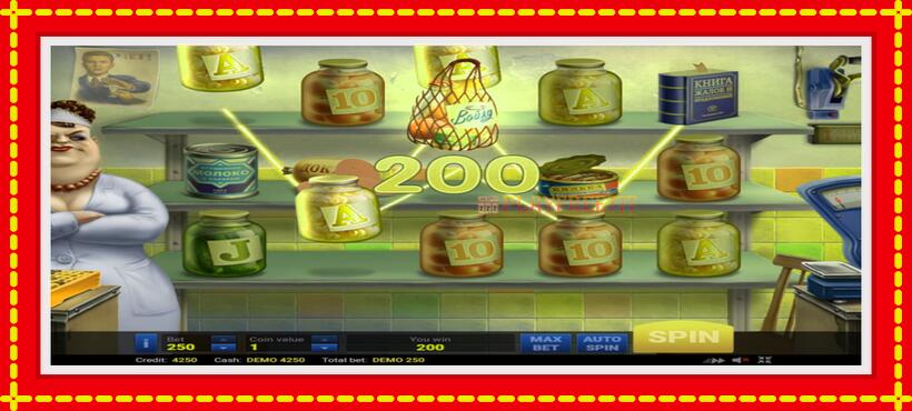 Slot machine USSR Grosery with access to free game online, picture 3