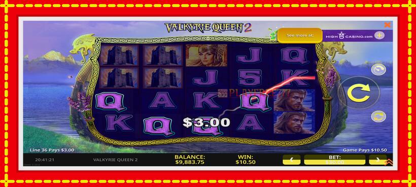 Slot machine Valkyrie Queen 2 with access to free game online, picture 4