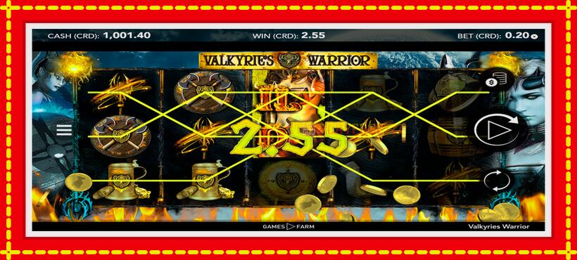 Slot machine Valkyries Warrior with access to free game online, picture 5