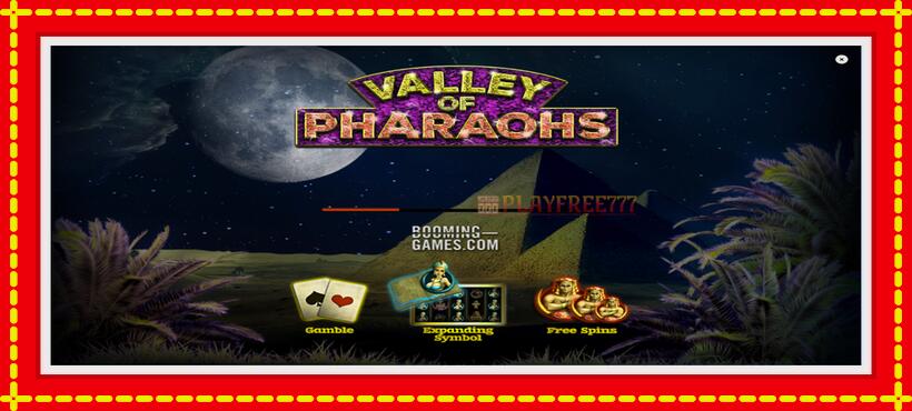 Slot machine Valley of Pharaohs with access to free game online, picture 1