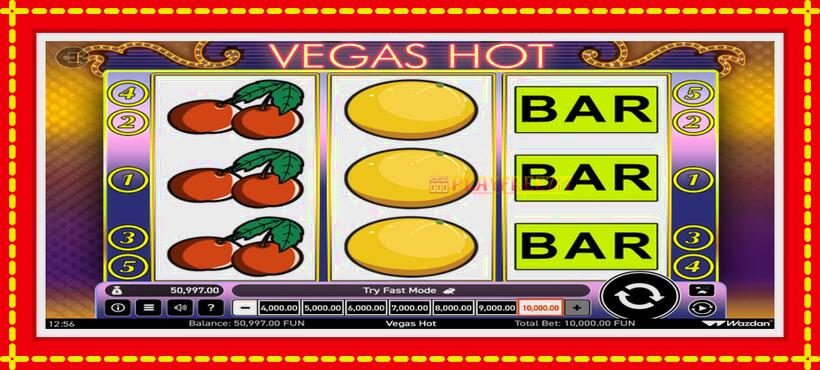 Slot machine Vegas Hot with access to free game online, picture 3