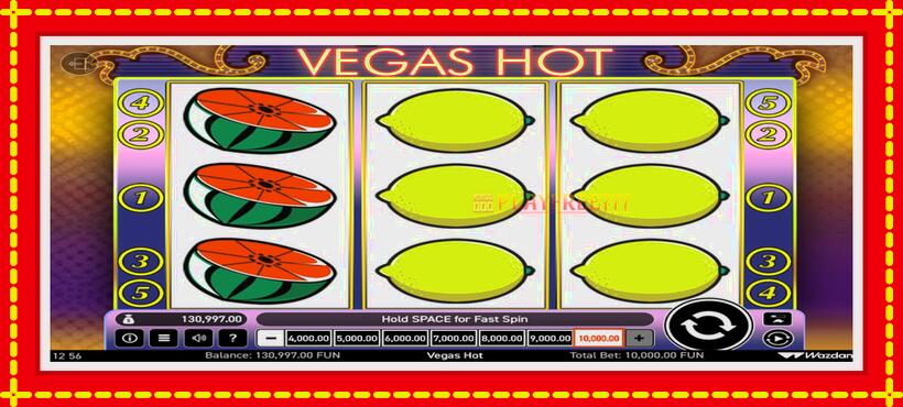 Slot machine Vegas Hot with access to free game online, picture 4