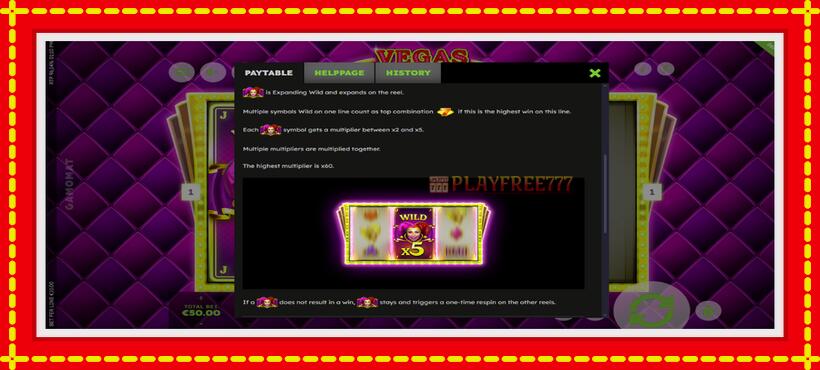 Slot machine Vegas Joker with access to free game online, picture 6