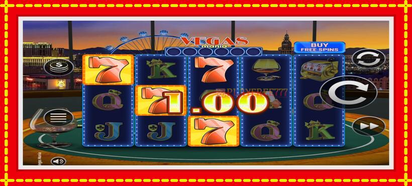 Slot machine Vegas Mania with access to free game online, picture 2