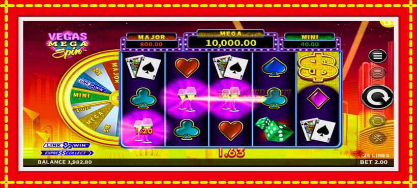 Slot machine Vegas Mega Spin with access to free game online, picture 4