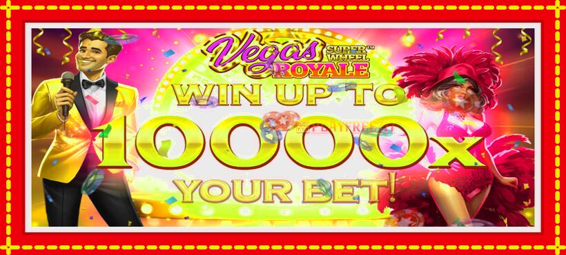 Slot machine Vegas Royale Super Wheel with access to free game online, picture 1