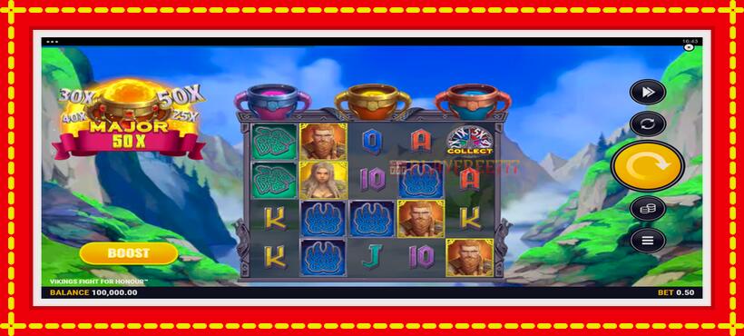 Slot machine Vikings Fight for Honour with access to free game online, picture 1