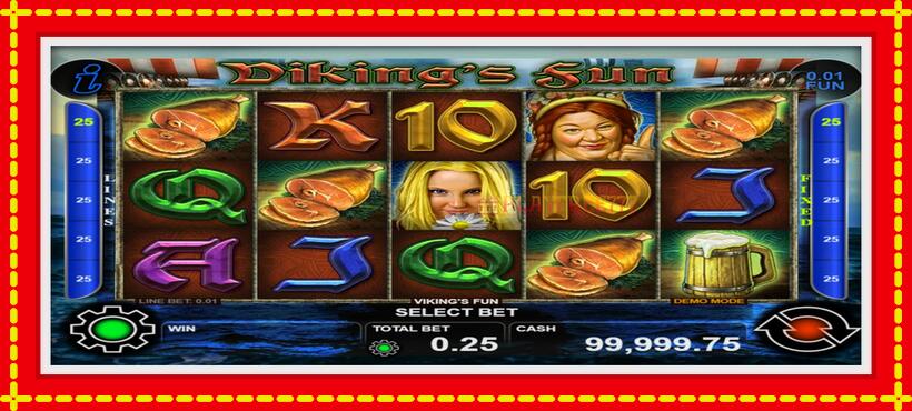 Slot machine Vikings Fun with access to free game online, picture 1