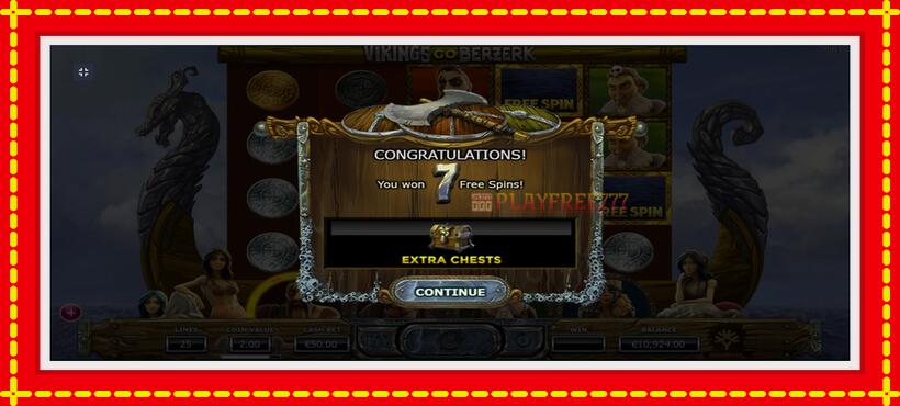 Slot machine Vikings go Berzerk with access to free game online, picture 4