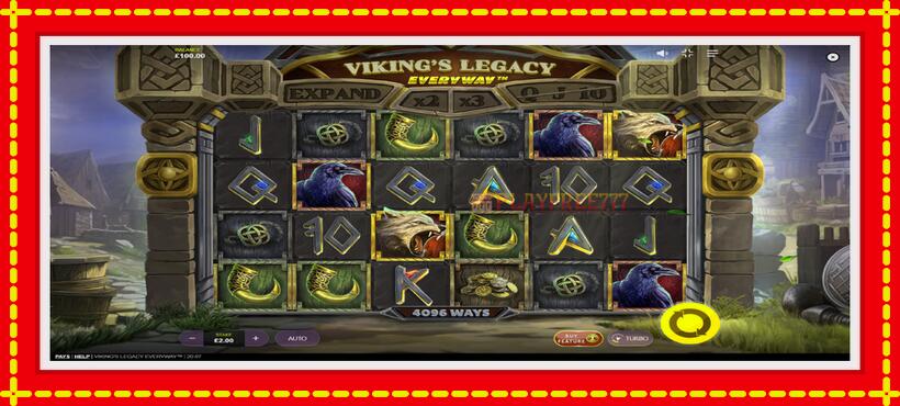 Slot machine Vikings Legacy Everyway with access to free game online, picture 2