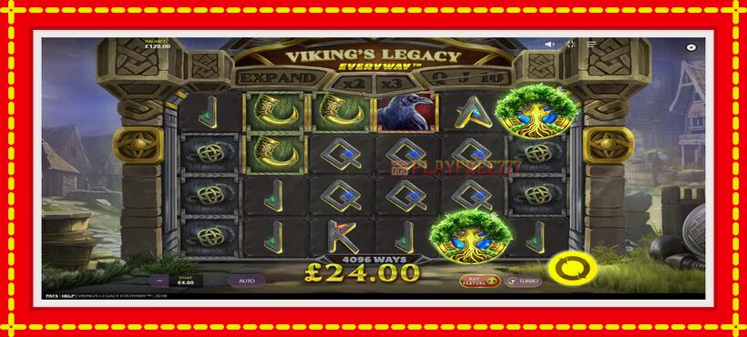 Slot machine Vikings Legacy Everyway with access to free game online, picture 3