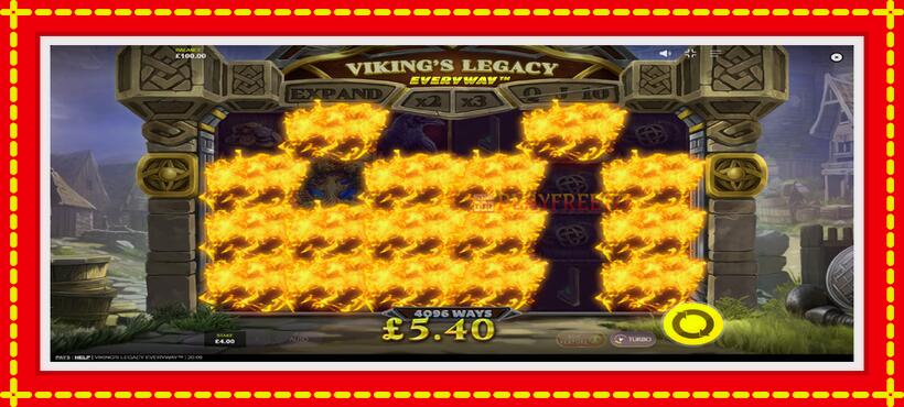 Slot machine Vikings Legacy Everyway with access to free game online, picture 4