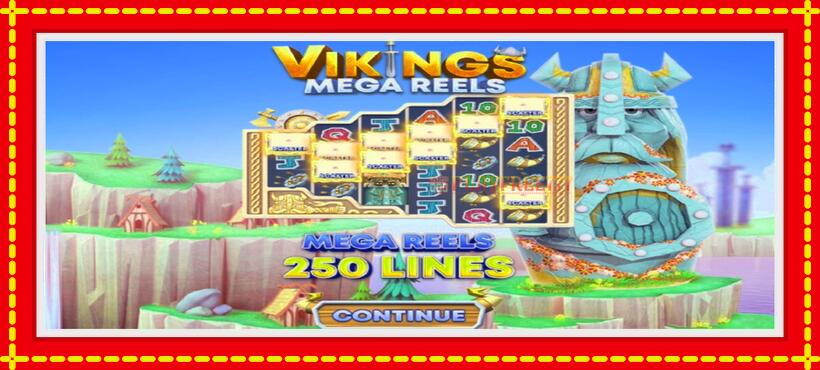 Slot machine Vikings Mega Reels with access to free game online, picture 1