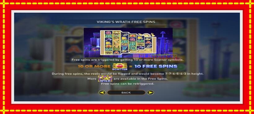 Slot machine Vikings Mega Reels with access to free game online, picture 7