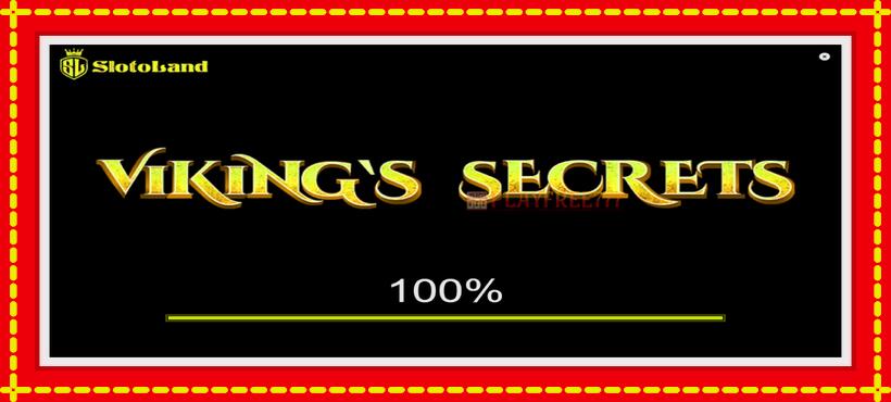 Slot machine Vikings Secrets with access to free game online, picture 1