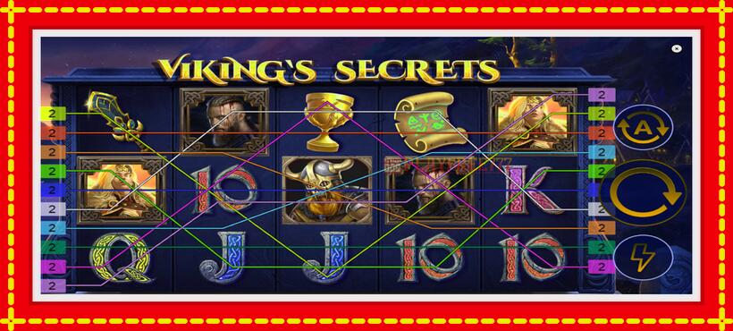 Slot machine Vikings Secrets with access to free game online, picture 2