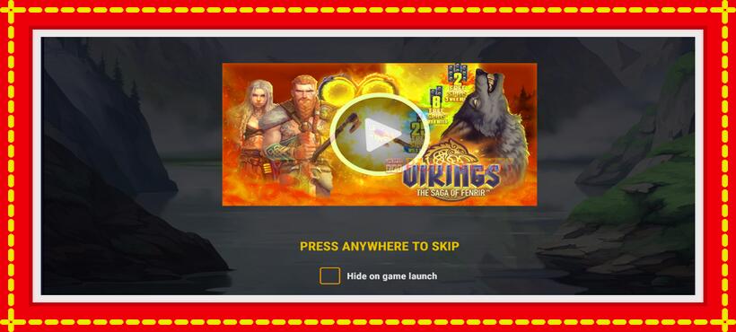 Slot machine Vikings: The Saga of Fenrir with access to free game online, picture 1