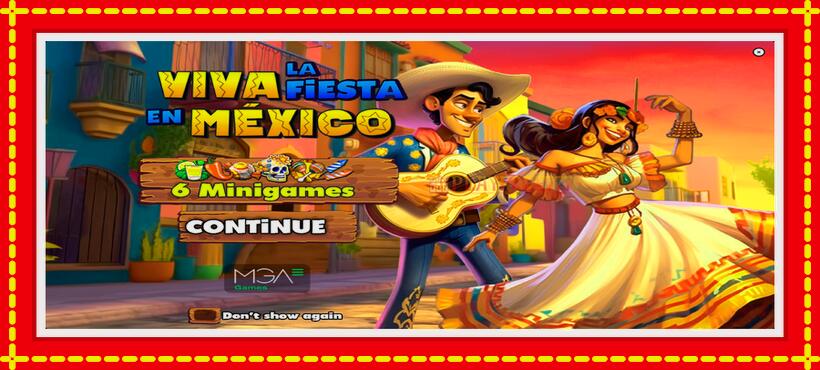 Slot machine Viva la Fiesta en Mexico with access to free game online, picture 1