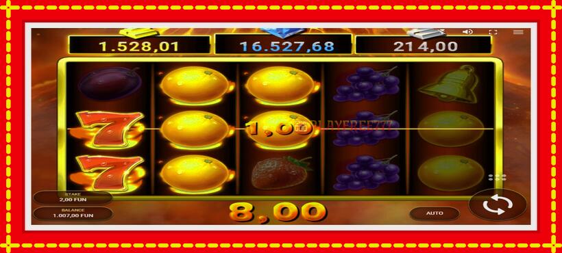 Slot machine Volcano Hot with access to free game online, picture 3