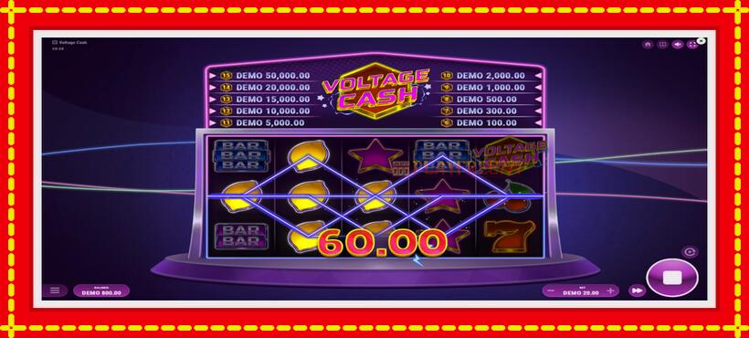 Slot machine Voltage Cash with access to free game online, picture 3