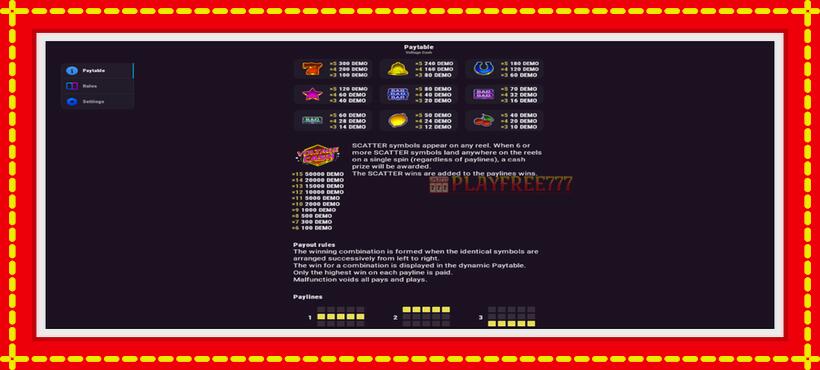 Slot machine Voltage Cash with access to free game online, picture 5