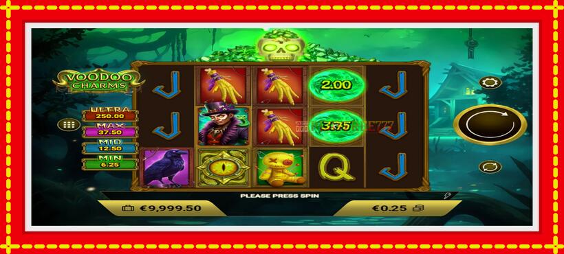 Slot machine Voodoo Charms with access to free game online, picture 2