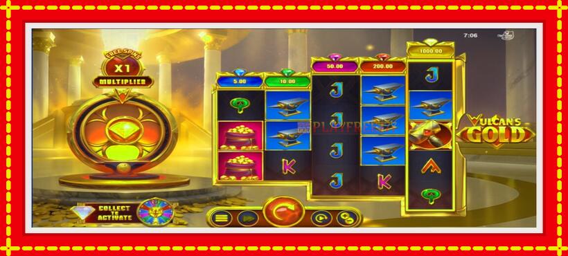 Slot machine Vulcans Gold with access to free game online, picture 2