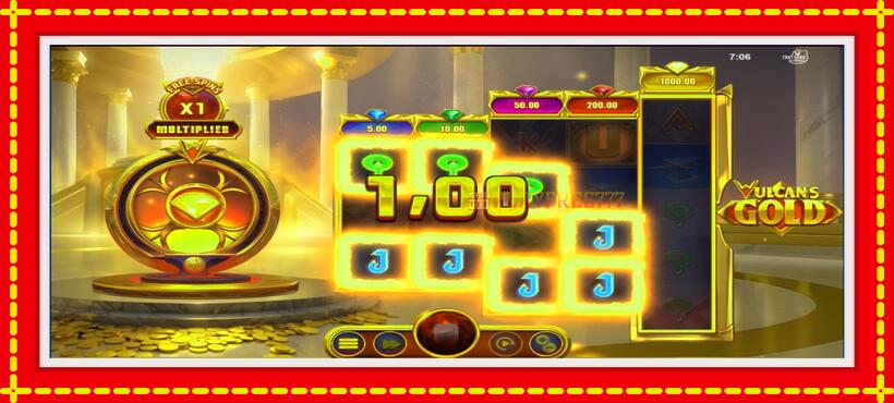 Slot machine Vulcans Gold with access to free game online, picture 3