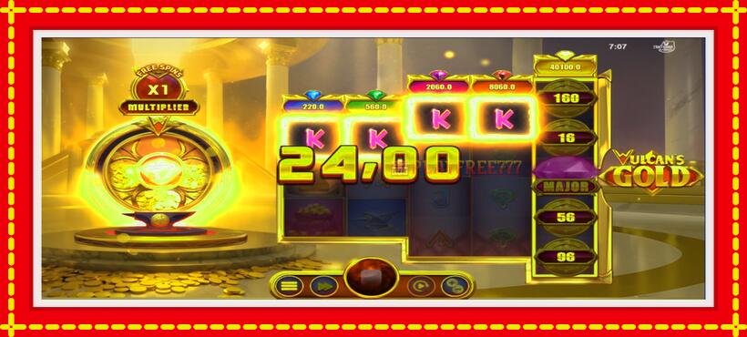 Slot machine Vulcans Gold with access to free game online, picture 6