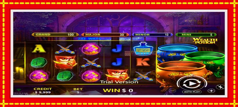 Slot machine Wealth Potion with access to free game online, picture 1