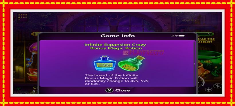 Slot machine Wealth Potion with access to free game online, picture 6