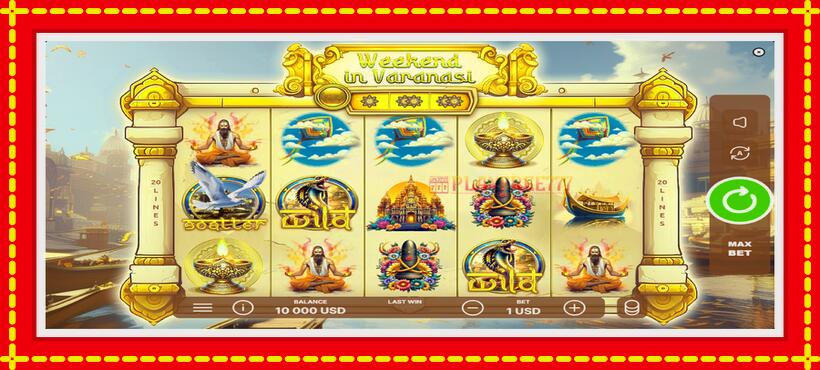 Slot machine Weekend in Varanasi with access to free game online, picture 2