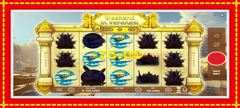 Slot machine Weekend in Varanasi with access to free game online, picture 3