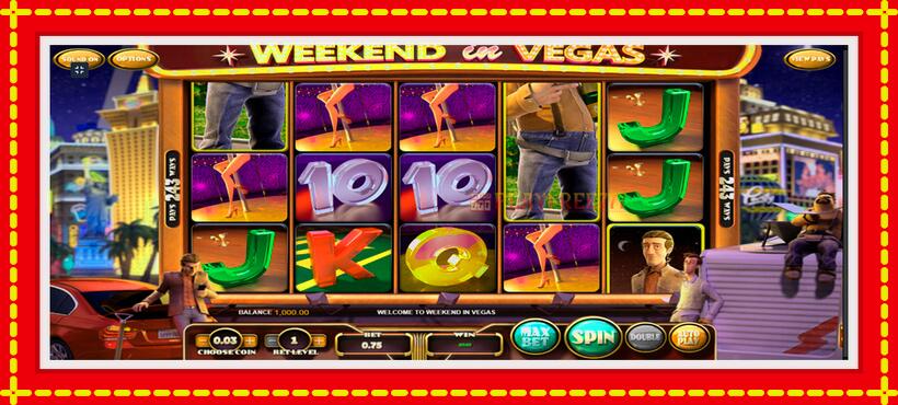 Slot machine Weekend In Vegas with access to free game online, picture 1