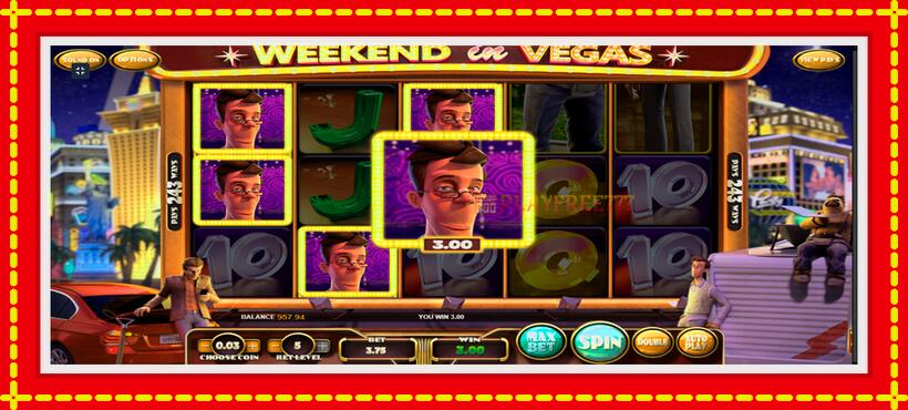 Slot machine Weekend In Vegas with access to free game online, picture 5