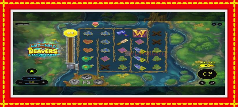 Slot machine Wet and Wild Beavers with access to free game online, picture 2