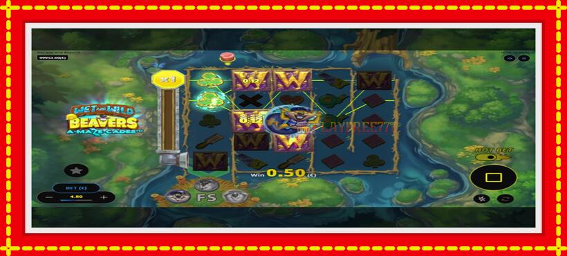 Slot machine Wet and Wild Beavers with access to free game online, picture 3