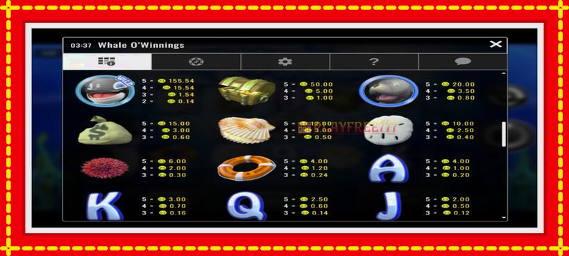 Slot machine Whale O’Winnings with access to free game online, picture 4