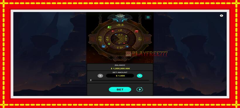 Slot machine Wheel of Gems with access to free game online, picture 1