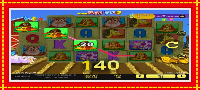 Slot machine When Pigs Fly 2: Bringing Home the Bacon with access to free game online, picture 2