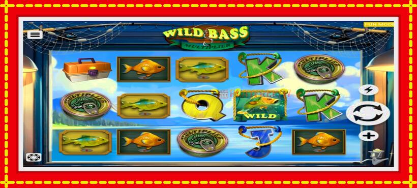 Slot machine Wild Bass Multiplier with access to free game online, picture 1