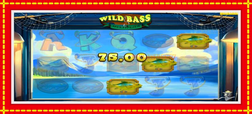 Slot machine Wild Bass Multiplier with access to free game online, picture 2