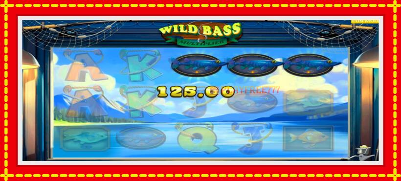 Slot machine Wild Bass Multiplier with access to free game online, picture 3