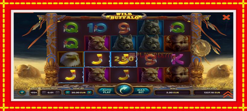 Slot machine Wild Buffalo with access to free game online, picture 5